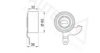 AUTEX 641215 Tensioner Pulley, timing belt